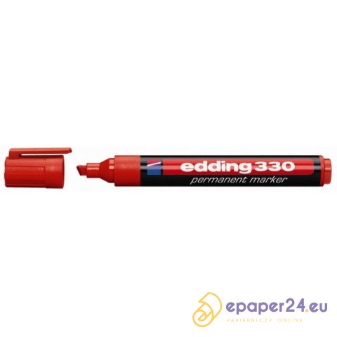 Marker permanentny Edding 330 czerwony Marker permanentny Edding 330 czerwony