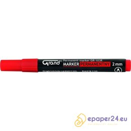 MARKER PERMANENTNY GRAND GR-103R CZERWONY
