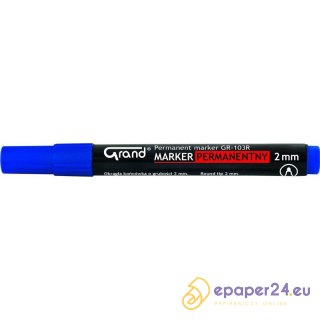 MARKER PERMANENTNY GRAND GR-103R NIEBIESKI