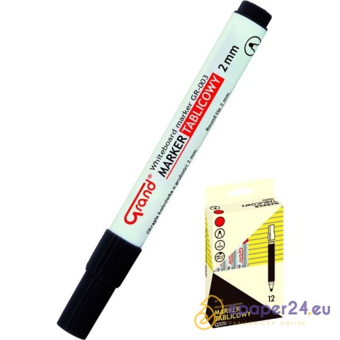 MARKER DO TABLIC GRAND GR-003 CZARNY MARKER DO TABLIC GRAND GR-003 CZARNY