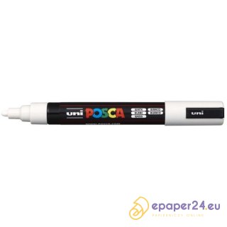 MARKER Z FARBĄ PLAKATOWĄ UNI PC-5M POSCA BIAŁY