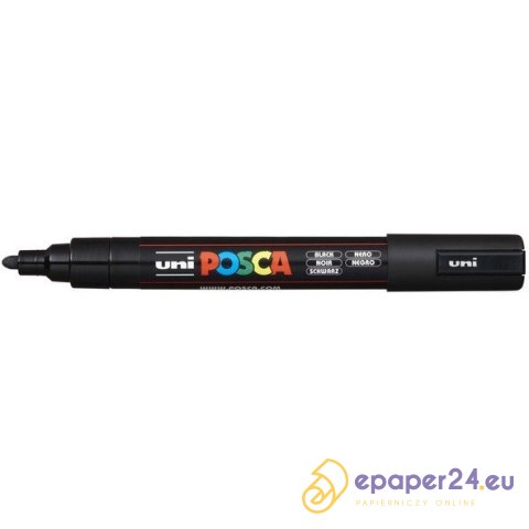MARKER Z FARBĄ PLAKATOWĄ UNI PC-5M POSCA CZARNY MARKER Z FARBĄ PLAKATOWĄ UNI PC-5M POSCA CZARNY
