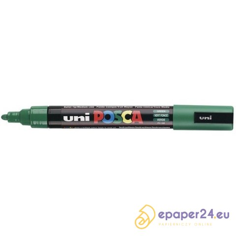 MARKER Z FARBĄ PLAKATOWĄ UNI PC-5M POSCA ZIELONY MARKER Z FARBĄ PLAKATOWĄ UNI PC-5M POSCA ZIELONY