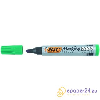 Marker permanentny BiC Marking 2000 zielony