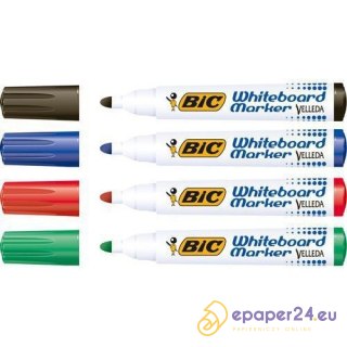 Markery do tablic BiC Velleda 1701 4 kolory