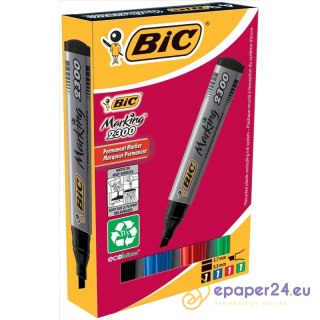 Markery permanentne BiC Marking 2300 4 kolory