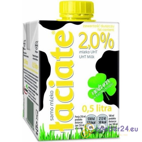 Mleko UHT Łaciate 0.5L 2.0% Mleko UHT Łaciate 0.5L 2.0%