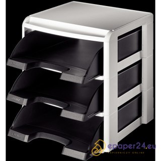 MODUŁ NA 3 PÓŁKI LEITZ PLUS CZARNY