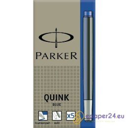 NABOJE ATRAMENTOWE PARKER QUINK NIEBIESKIE (5)