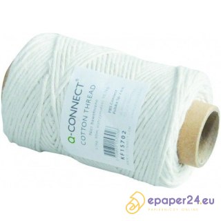 Nici bawełniane Q-Connect 100g (80m) białe