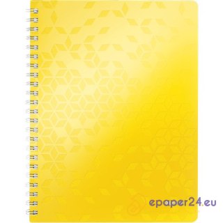 KOŁONOTATNIK LEITZ WOW A4/80K KRATKA ZIELONY