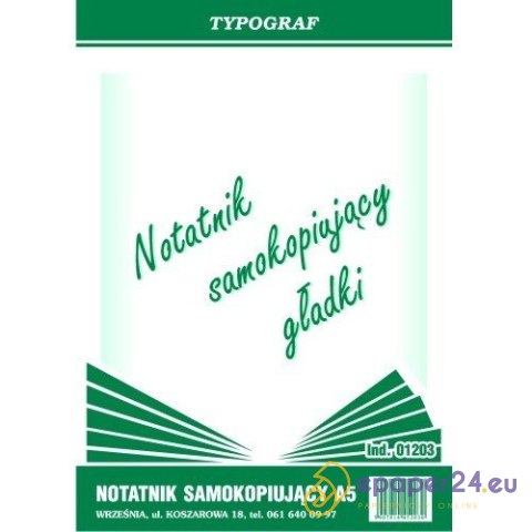 NOTATNIK SAMOKOPIUJĄCY A5 GŁADKI NOTATNIK SAMOKOPIUJĄCY A5 GŁADKI