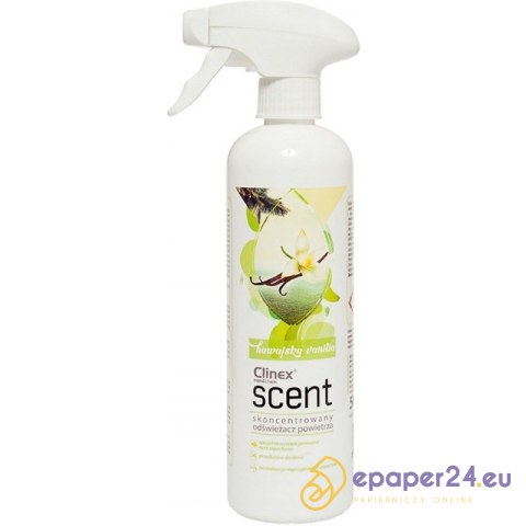 Odświeżacz powietrza Clinex scent 500ml wanilia Odświeżacz powietrza Clinex scent 500ml wanilia