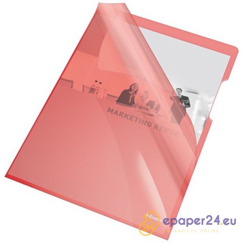 OFERTÓWKI ESSELTE "L" A4/150µm KRYSTALICZNE CZERWONE (25) OFERTÓWKI ESSELTE "L" A4/150µm KRYSTALICZNE CZERWONE (25)