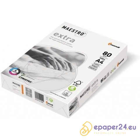 PAPIER MAESTRO EXTRA A4/80g (500) PAPIER MAESTRO EXTRA A4/80g (500)