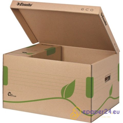 PUDŁO DO ARCHIWIZACJI ESSELTE ECO 439x242x345mm BRĄZOWE PUDŁO DO ARCHIWIZACJI ESSELTE ECO 439x242x345mm BRĄZOWE