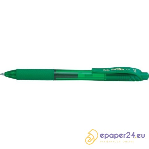 PIÓRO ŻELOWE PENTEL ENERGEL X BL107 ZIELONE PIÓRO ŻELOWE PENTEL ENERGEL X BL107 ZIELONE