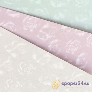 KARTON OZDOBNY A4/220g MAŁE RÓŻE LILIOWY (20)