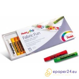 PASTELE DO TKANIN PENTEL 15 KOLORÓW