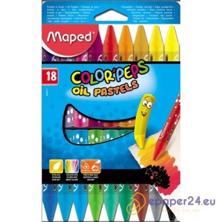 PASTELE OLEJNE MAPED 18 KOLORÓW