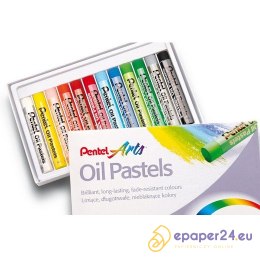 PASTELE OLEJNE PENTEL 12 KOLORÓW
