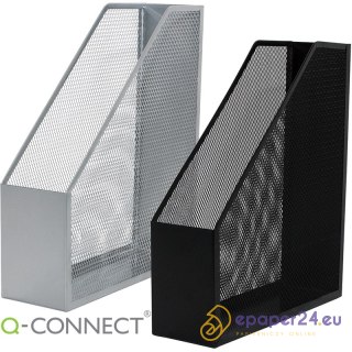 Pojemnik na dokumenty Q-Connect metalowy czarny