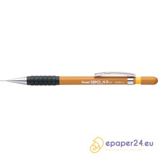OŁÓWEK AUTOMATYCZNY PENTEL A319 0,9mm CIEMNOŻÓŁTY
