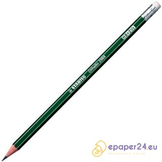 OŁÓWEK STABILO OTHELLO 2988 2B Z GUMKĄ