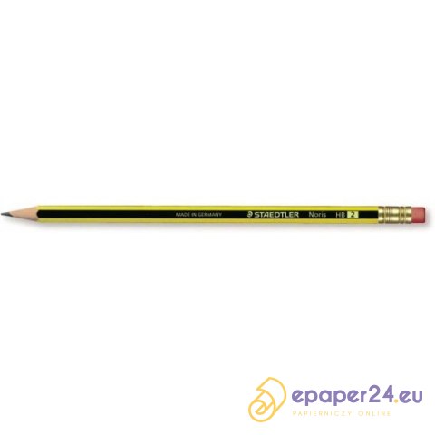 OŁÓWEK STAEDTLER NORIS HB Z GUMKĄ OŁÓWEK STAEDTLER NORIS HB Z GUMKĄ