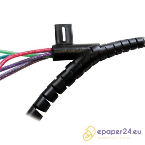 Organizator do kabli Fellowes CableZip czarny Organizator do kabli Fellowes CableZip czarny