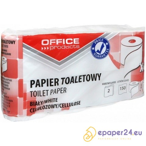 Papier toaletowy Office Products 15m 2w celuloza biały (8) Papier toaletowy Office Products 15m 2w celuloza biały (8)