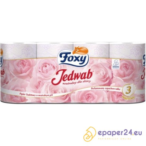 PAPIER TOALETOWY FOXY JEDWAB (8) PAPIER TOALETOWY FOXY JEDWAB (8)
