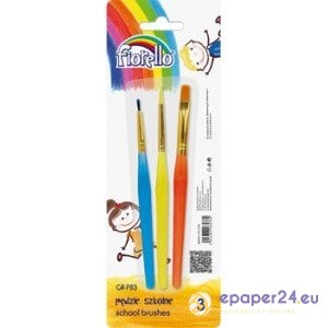 Pędzle Fiorello GR-FB3 zestaw 3 sztuki Pędzle Fiorello GR-FB3 zestaw 3 sztuki