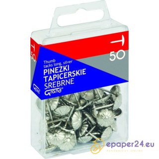 PINEZKI TAPICERSKIE SREBRNE (50)