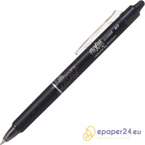 PIÓRO WYMAZYWALNE PILOT FRIXION CLICKER CZARNE PIÓRO WYMAZYWALNE PILOT FRIXION CLICKER CZARNE