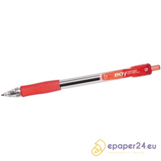 PIÓRO ŻELOWE RYSTOR BOY-GEL BG-EKO CZERWONE