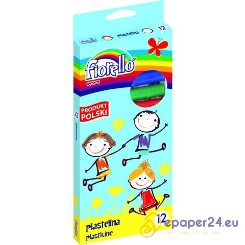 PLASTELINA FIORELLO 16g x12 KOLORÓW PLASTELINA FIORELLO 16g x12 KOLORÓW