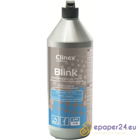 Płyn Clinex Blink 1L (do mycia powierzchni wodoodpornych) Płyn Clinex Blink 1L (do mycia powierzchni wodoodpornych)