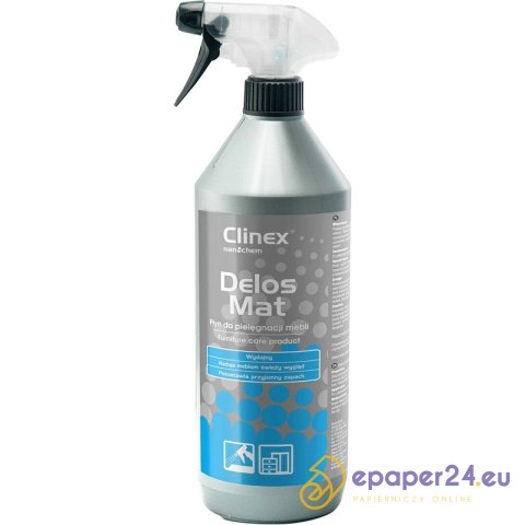 Płyn do mebli Clinex Delos Mat 1L Płyn do mebli Clinex Delos Mat 1L