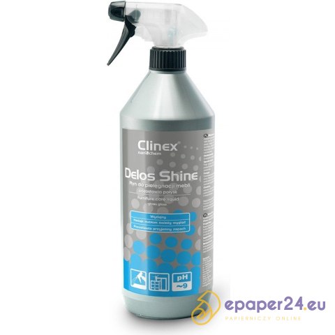 Płyn do mebli Clinex Delos Shine 1L Płyn do mebli Clinex Delos Shine 1L