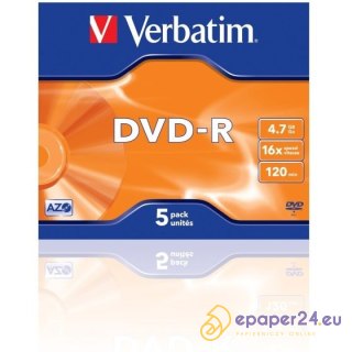 PŁYTA VERBATIM DVD-R slim