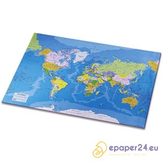 PODKŁADKA NA BIURKO ESSELTE 400x530mm MAPA ŚWIATA