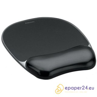 PODKŁADKA ŻELOWA POD MYSZ FELLOWES CRYSTAL CZARNA