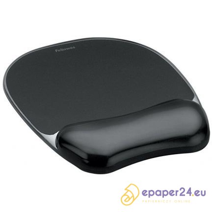 PODKŁADKA ŻELOWA POD MYSZ FELLOWES CRYSTAL CZARNA PODKŁADKA ŻELOWA POD MYSZ FELLOWES CRYSTAL CZARNA