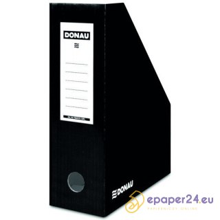 Pojemnik na dokumenty Donau A4/100mm kartonowy czarny