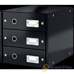 POJEMNIK 3 SZUFLADY LEITZ C&S CZARNY