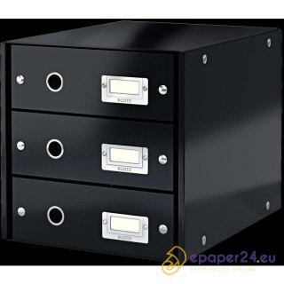 POJEMNIK 3 SZUFLADY LEITZ C&S CZARNY