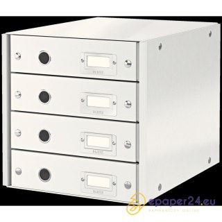 POJEMNIK 4 SZUFLADY LEITZ C&S BIAŁY