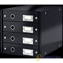 POJEMNIK 4 SZUFLADY LEITZ C&S CZARNY