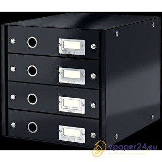 POJEMNIK 4 SZUFLADY LEITZ C&S CZARNY